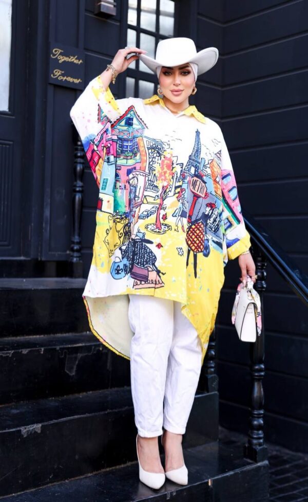 photo_11_2026-07-11_21-08-03 Chic Paris Sketch Printed Loose Tunic