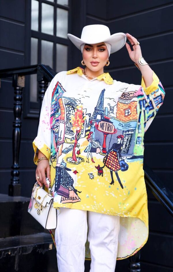 photo_12_2026-07-11_21-08-03 Chic Paris Sketch Printed Loose Tunic