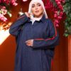 photo_1_2026-07-11_21-16-37 Sporty Stripe Denim Maxi Dress