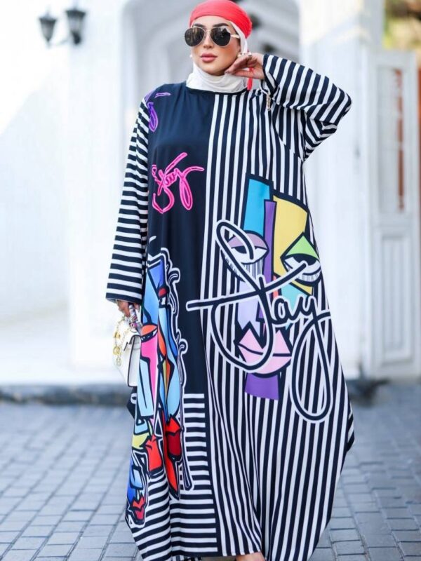 photo_32_2026-07-15_22-25-11 Abstract Cubist Face Print Maxi Dress
