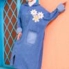 photo_38_2026-07-11_21-08-03 Hooded Denim Maxi Dress with Floral Patch