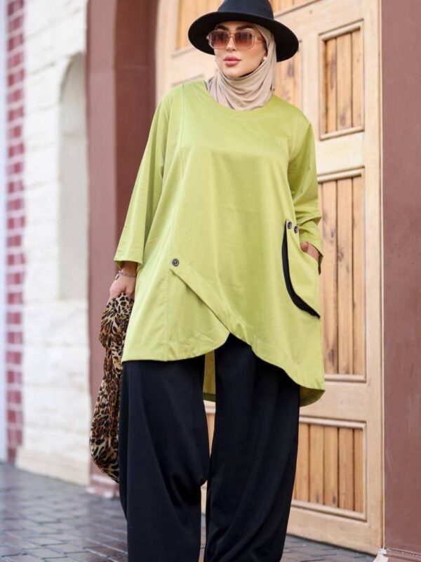 photo_41_2026-07-15_22-25-11 Pistachio Green & Black Modest Suit
