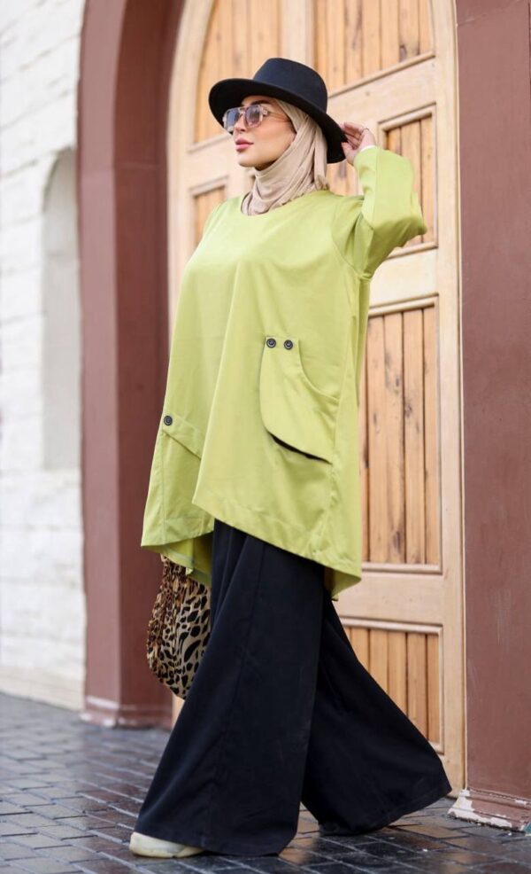 photo_43_2026-07-15_22-25-11 Pistachio Green & Black Modest Suit
