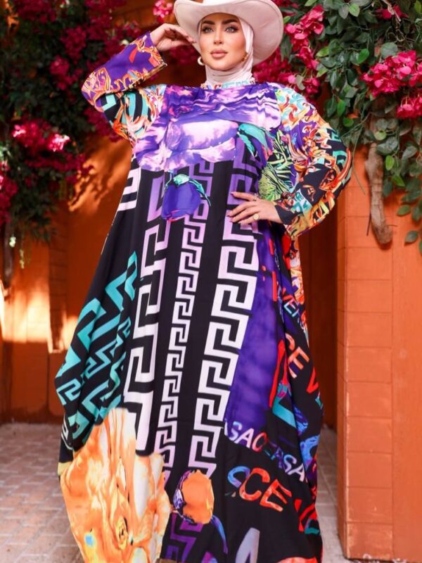 photo_50_2026-07-11_21-08-03 Artistic Mixed Pattern Modest Maxi Dress
