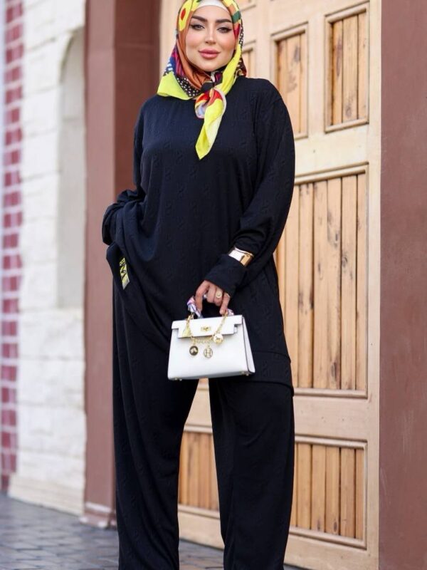 photo_57_2026-07-15_22-25-11 Minimalist Textured Black Two-Piece Modest Suit