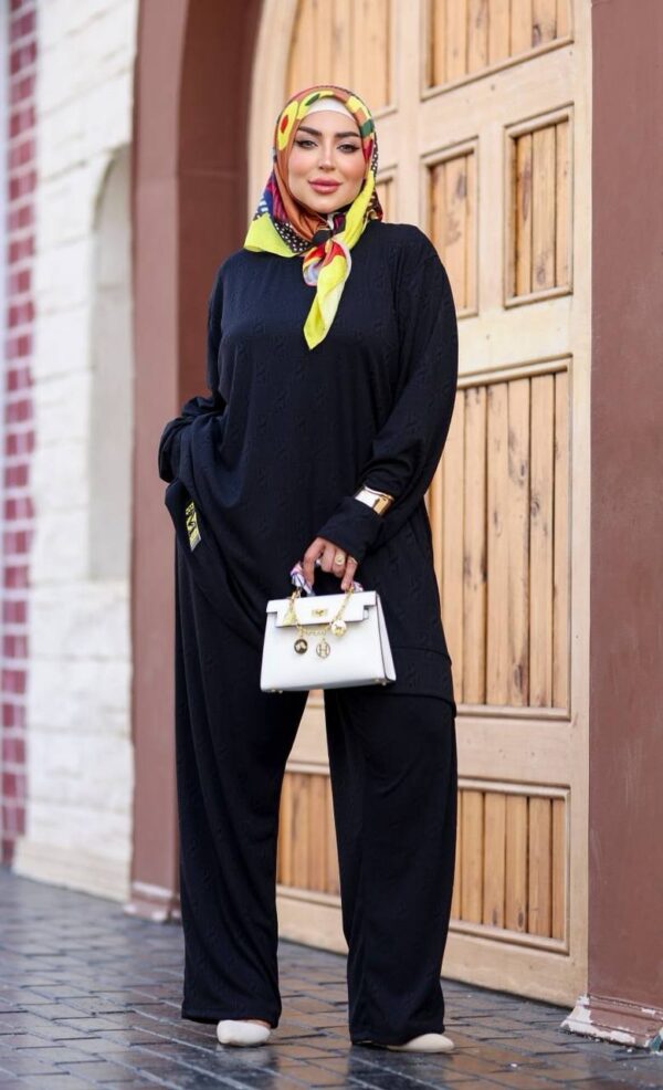 photo_57_2026-07-15_22-25-11 Minimalist Textured Black Two-Piece Modest Suit