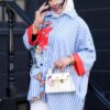 photo_64_2026-07-15_22-25-11 Minnie Print Blue Striped Oversized Shirt