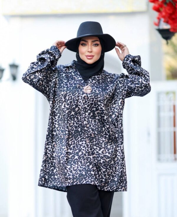 photo_69_2026-07-15_22-25-12 Elegant Grey Leopard Print Maxi Abaya