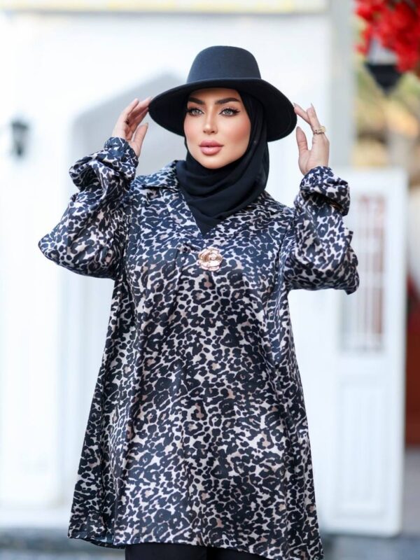 photo_71_2026-07-15_22-25-12 Elegant Grey Leopard Print Maxi Abaya