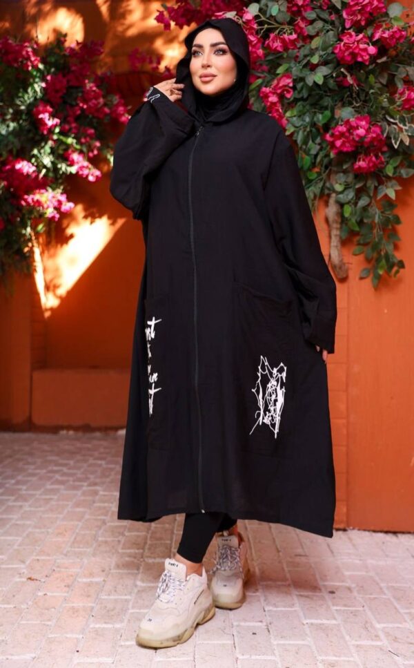 photo_74_2026-07-11_21-08-03 Urban Graphic Print Modest Zipper Abaya